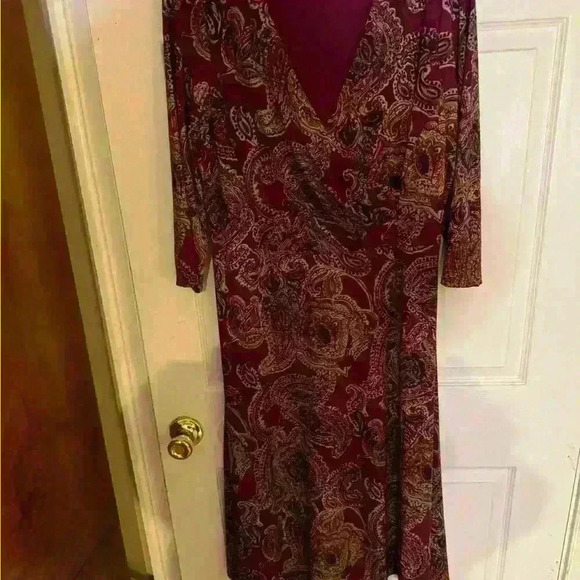 Lauren Ralph Lauren Jersey Knit Dress size 14 - Picture 5 of 7